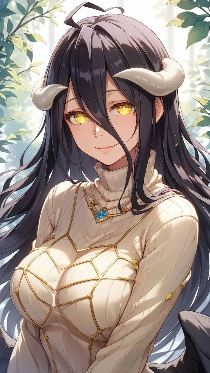 ai character: Albedo background