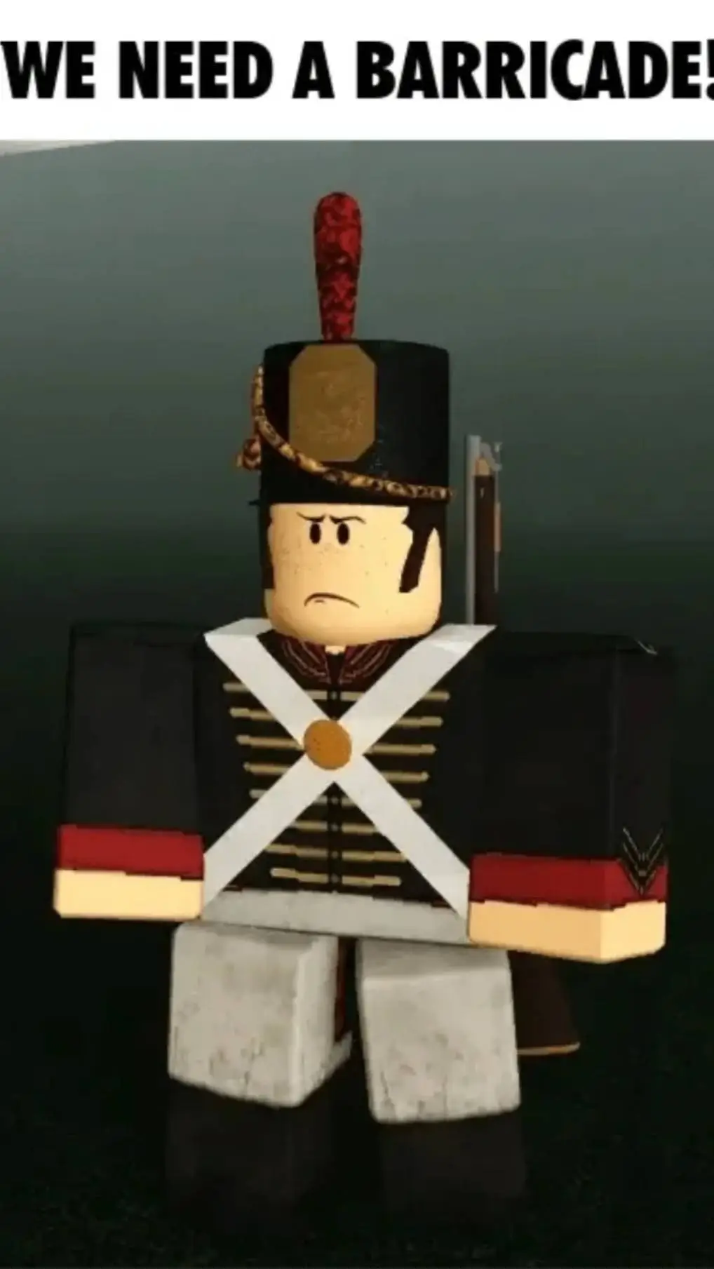 ai character: we need barricade! background