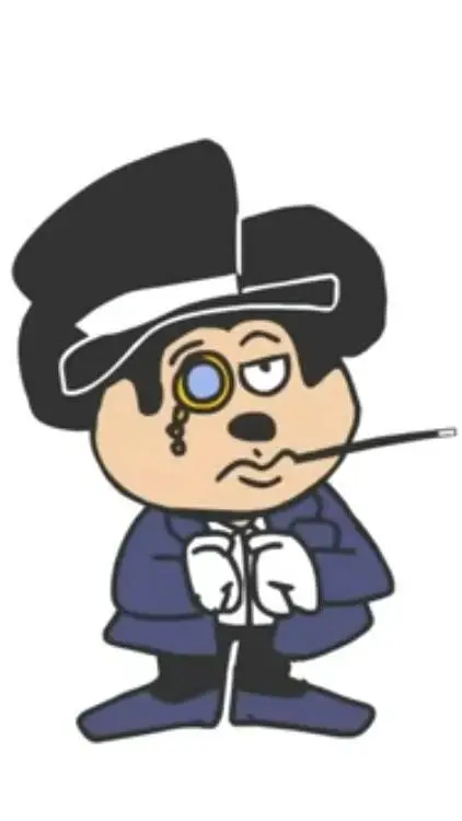 ai character: rich mickey mouse background