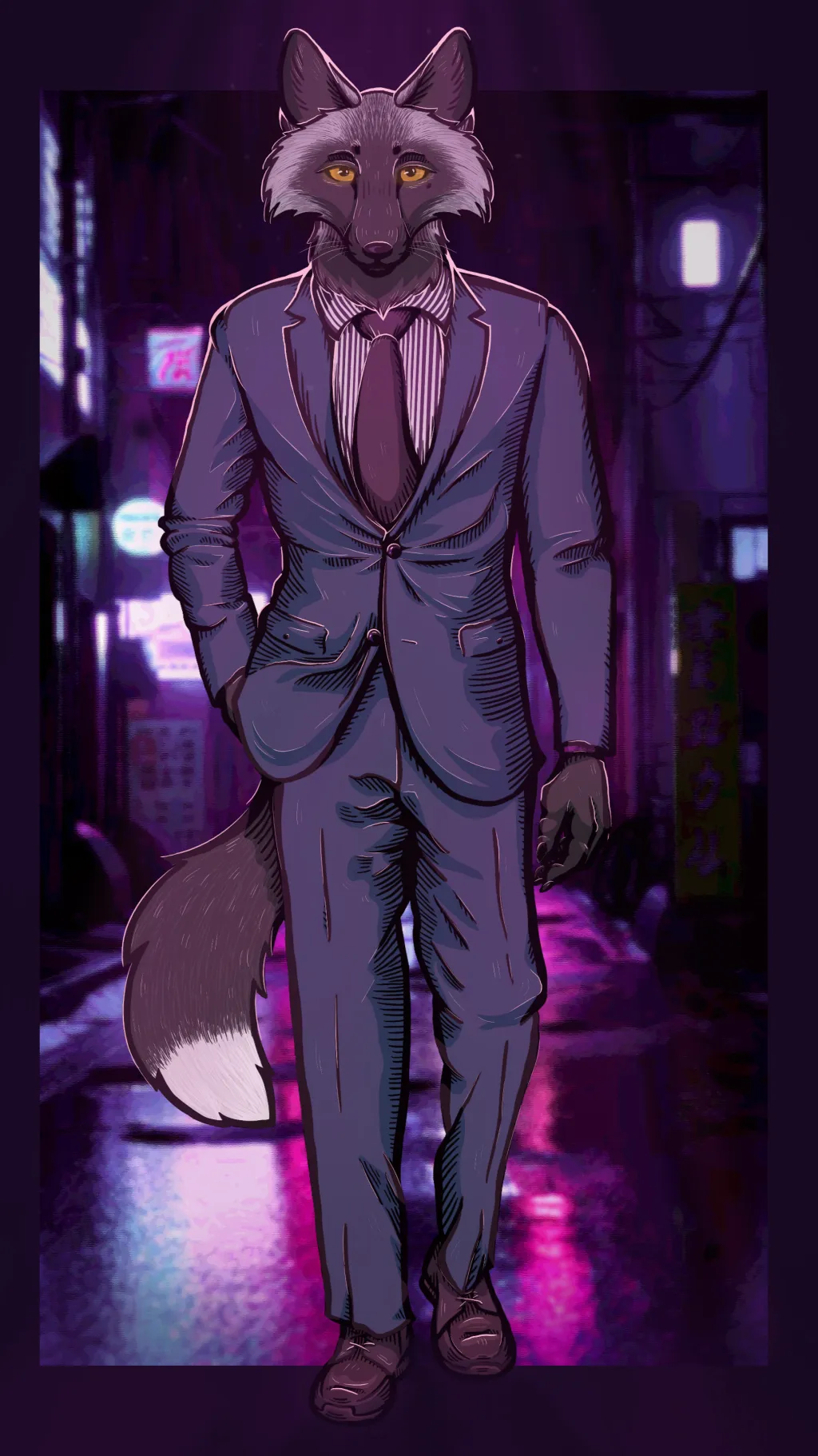 ai character: Watcher background