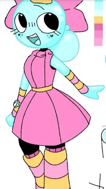 ai character: 🫧 Poppy🫧 background