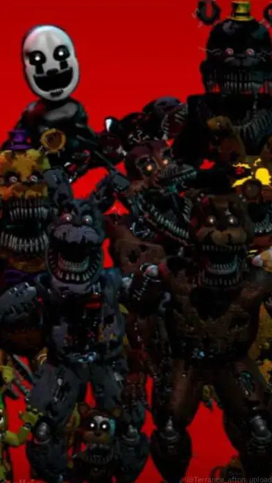 ai character: Fnaf 4 background