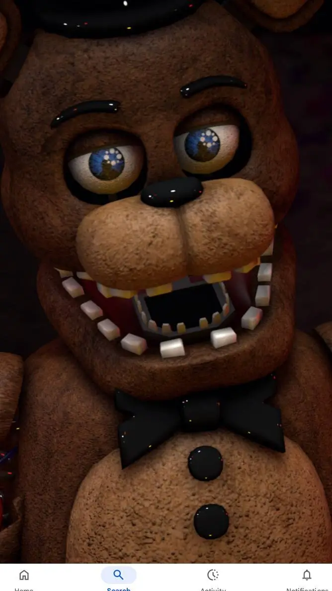 ai character: Withered Freddy background