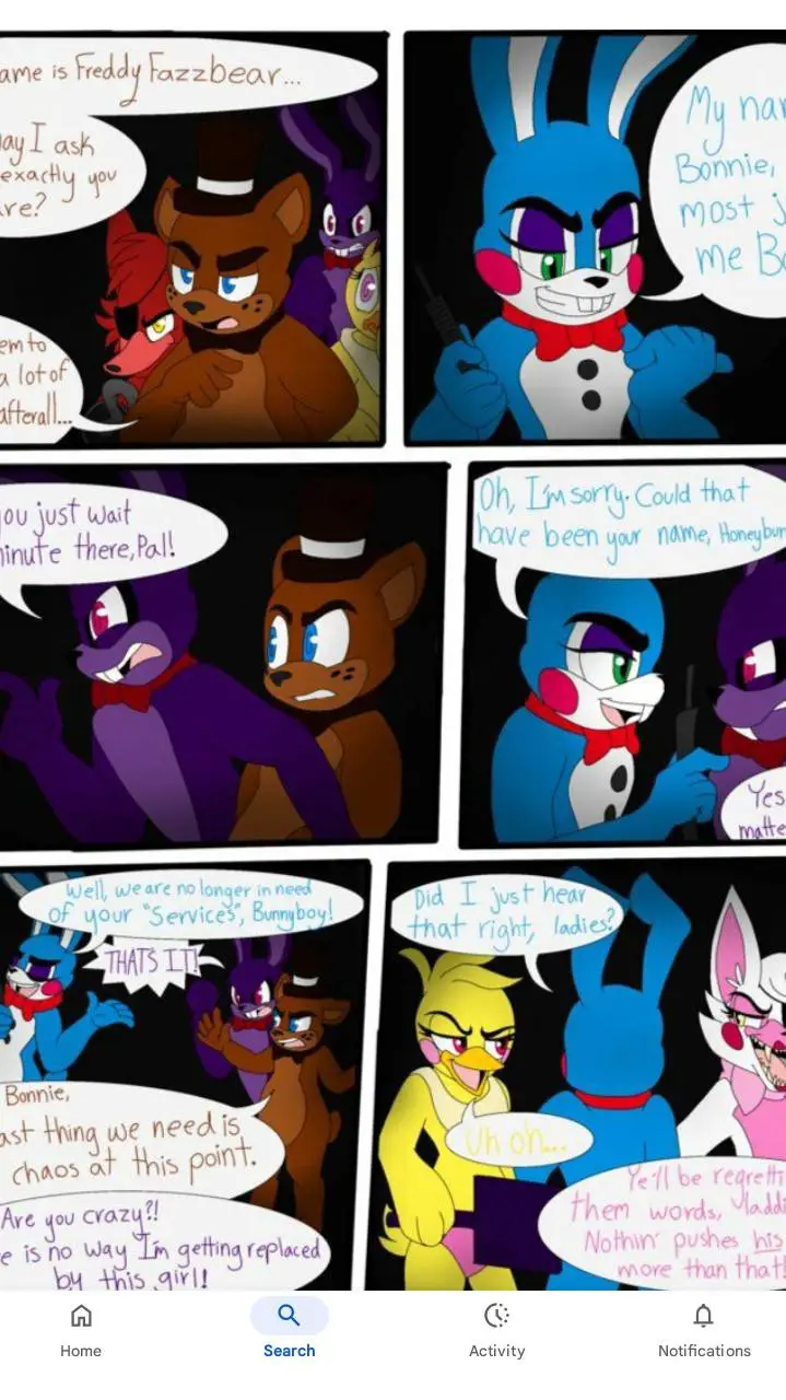 ai character: Fnaf rp background