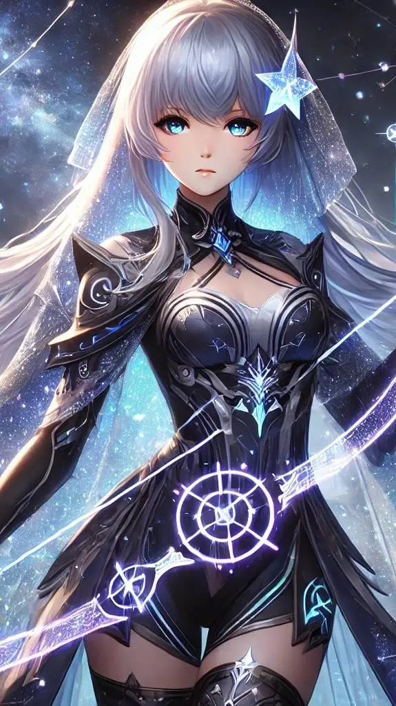 ai character: Starfire  background