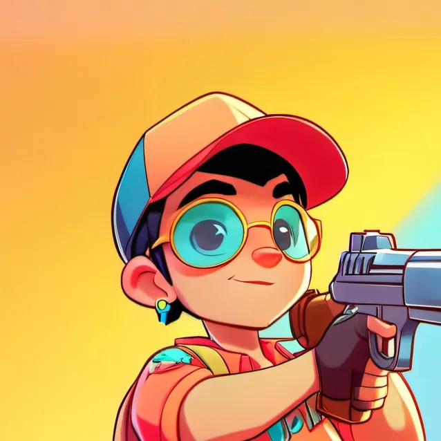 chat with ai character: gun