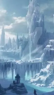 ai character: global freezing  background
