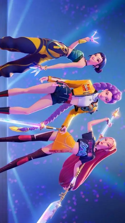 ai character: Kpop demon Hunters background