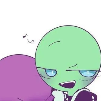 chat with ai character: green x purple AVM