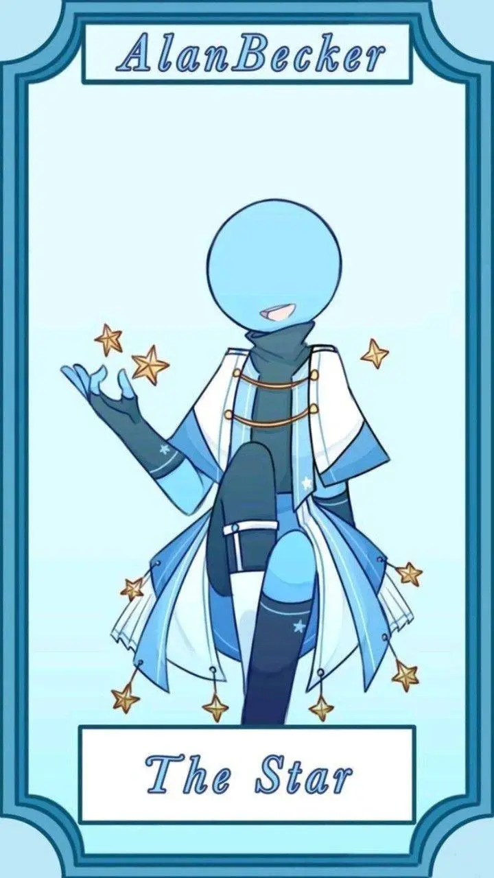 ai character: Blue avm background