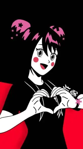 ai character: chopstix girl Milo background