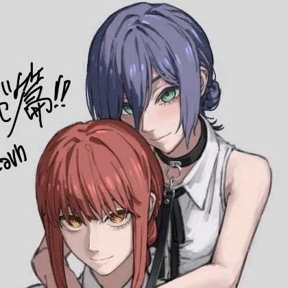 chat with ai character: reze and makima 