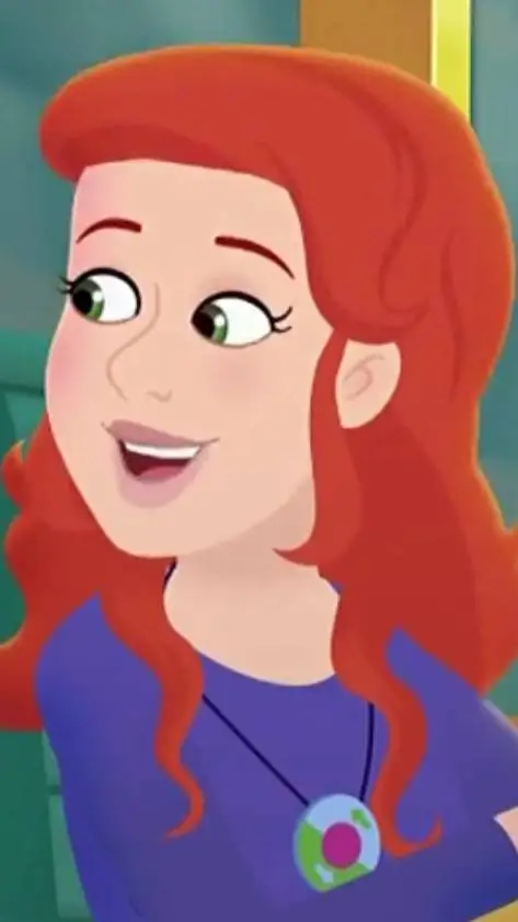 ai character: Fiona frizzle  background