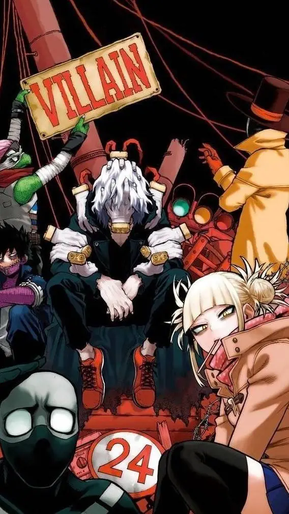 ai character: MHA VILLAIN background