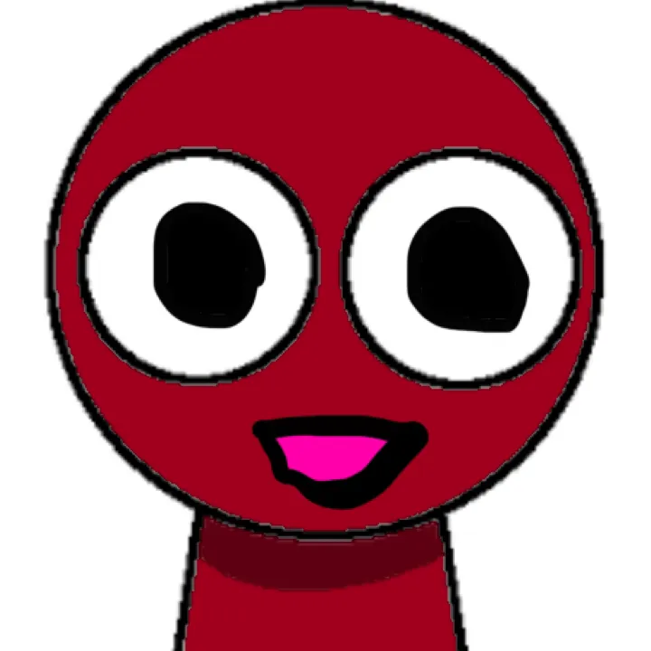 chat with ai character: Just a red sprunki