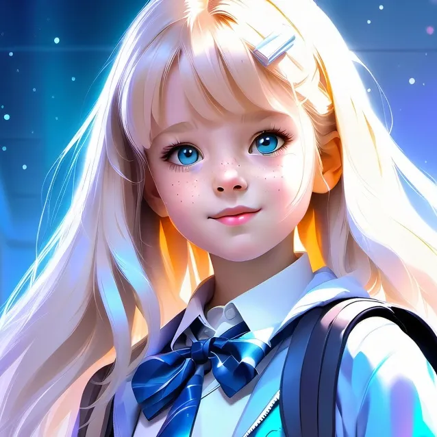 chat with ai character: school girl