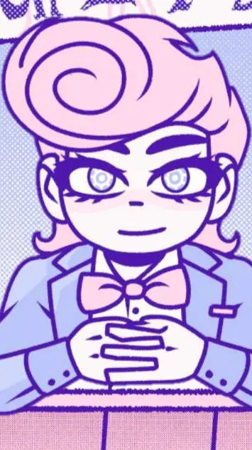 ai character: freaky Harvey ofc background