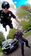 ai character: policeman Goofy background