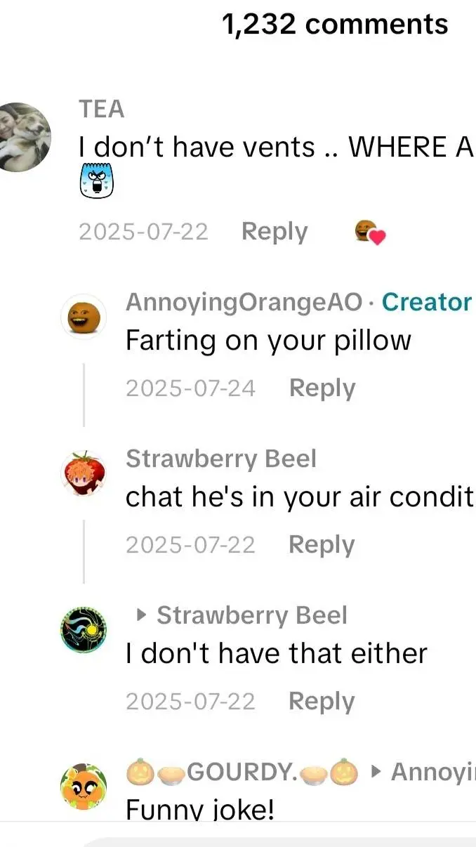 ai character: Annoying Orange background