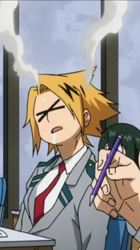 ai character: Denki Kaminari background