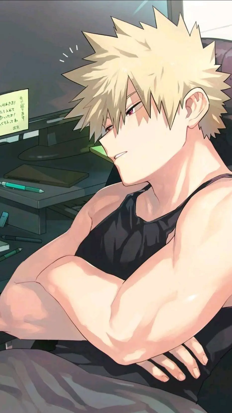 ai character: Bakugo---Ex background