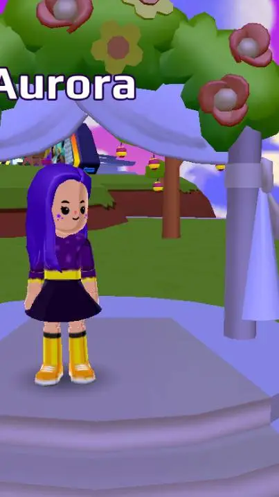 ai character: angry aurora  background