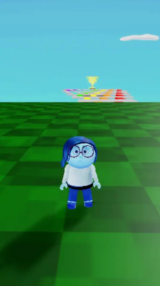 ai character: sadness  background