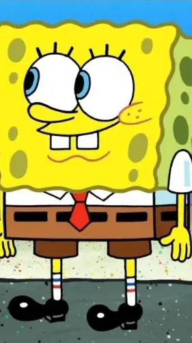 ai character: spongebob squarepa background