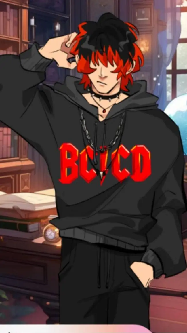 ai character: Damien background