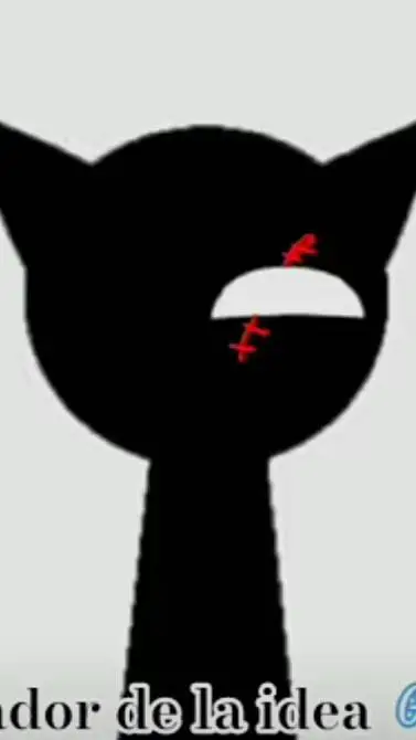 ai character: Dark Cat background