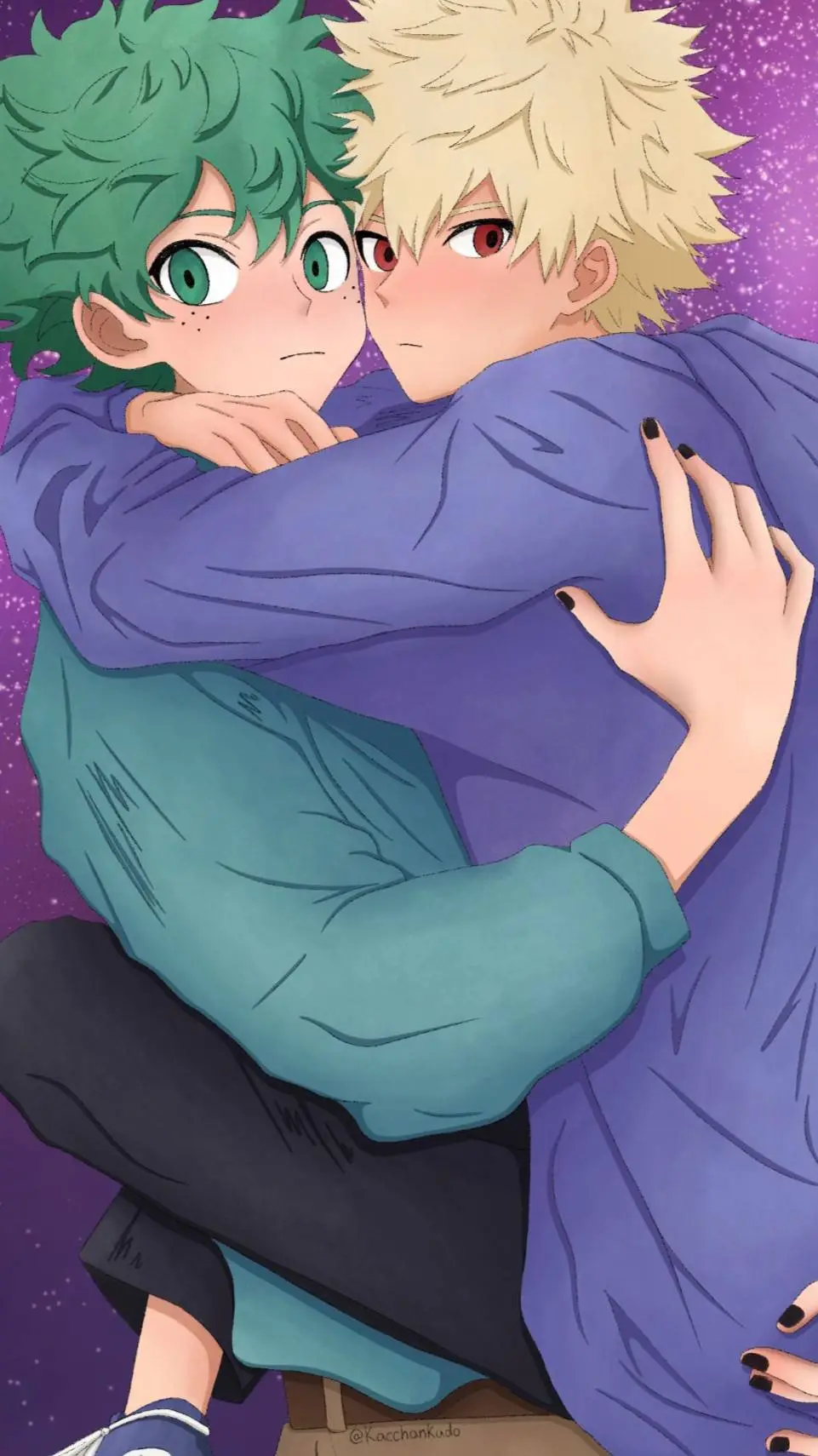 ai character: Bakudeku background