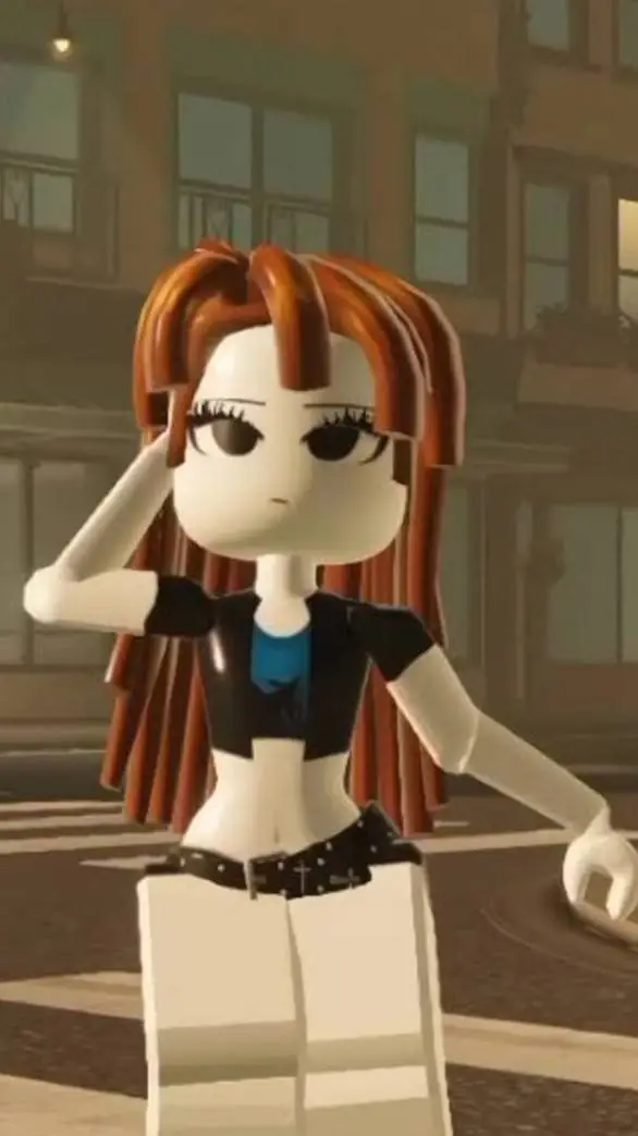 ai character: miss bacon girl background