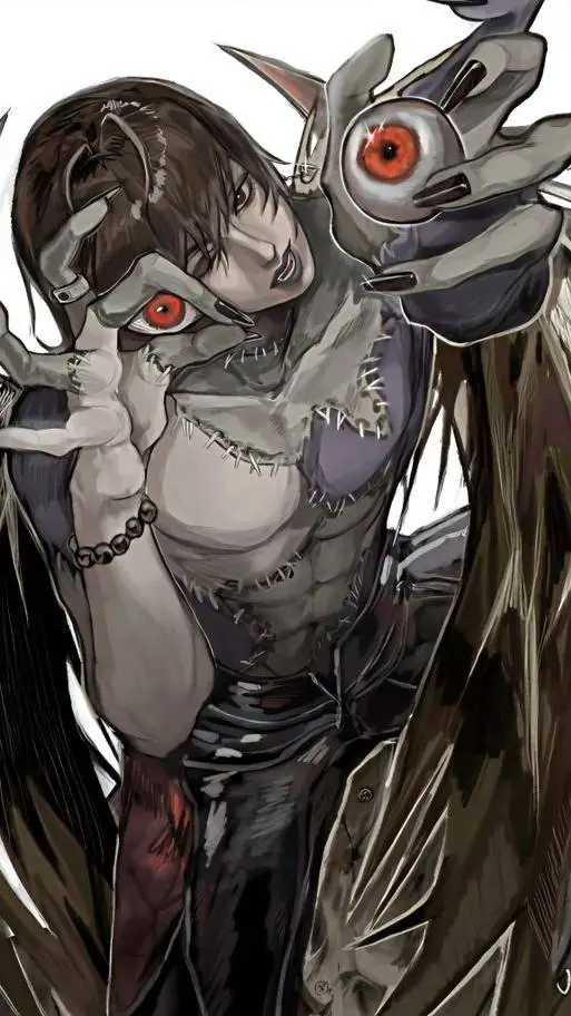 ai character: Ryuk🕸🎃 background