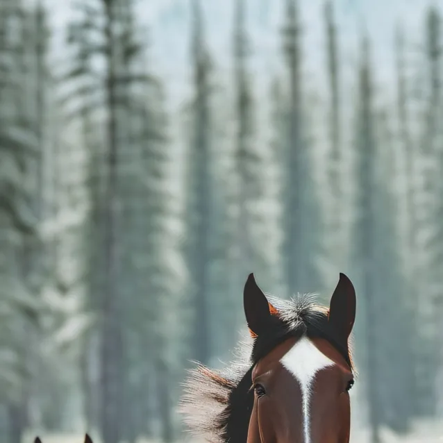 chat with ai character: Herd of horses
