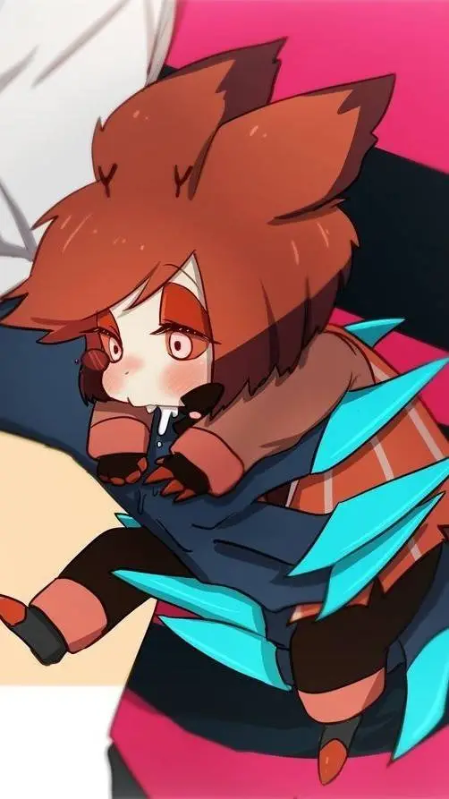 ai character: baby Alastor background