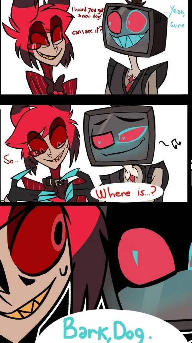 ai character: Vox new dog background