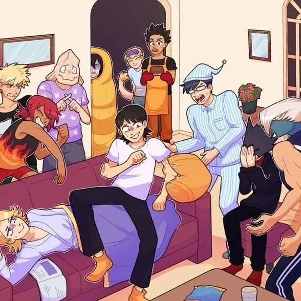 chat with ai character: mha sleepover ^^