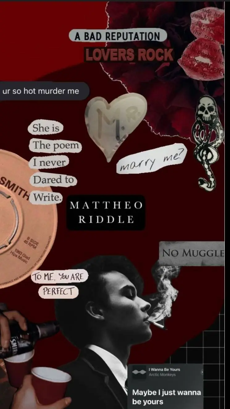 ai character: Mattheo Riddle background