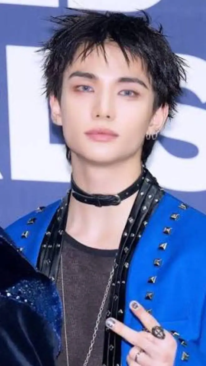 ai character: Hyunjin, SKZ background