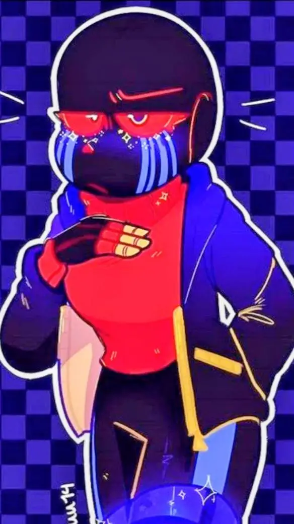 ai character: female error sans background