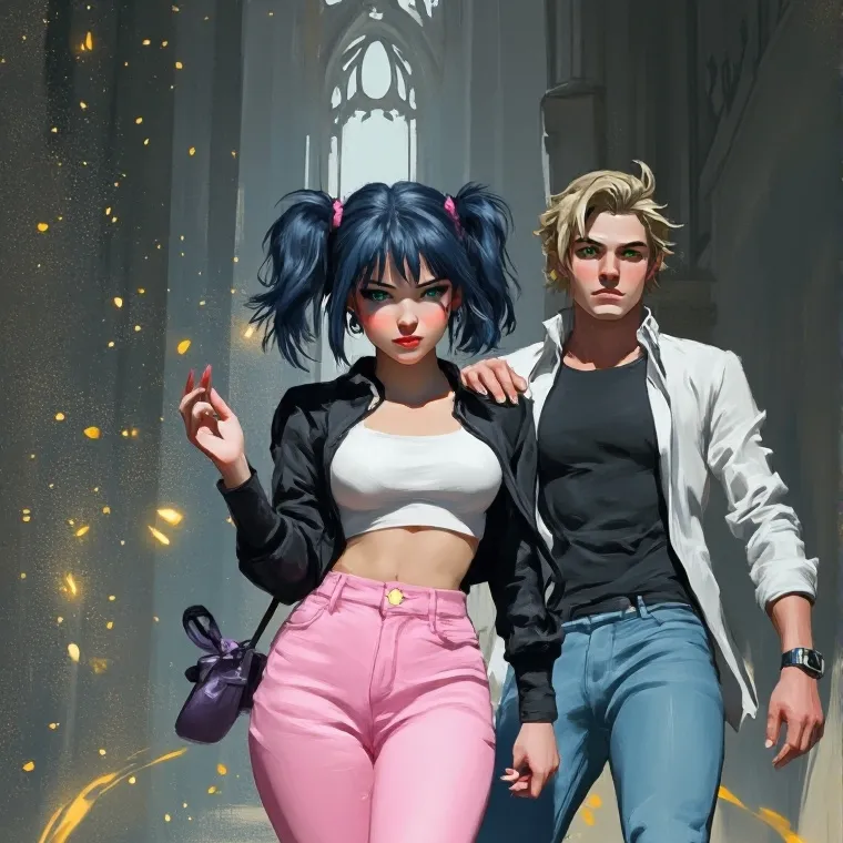 chat with ai character: Adrinette + Andre