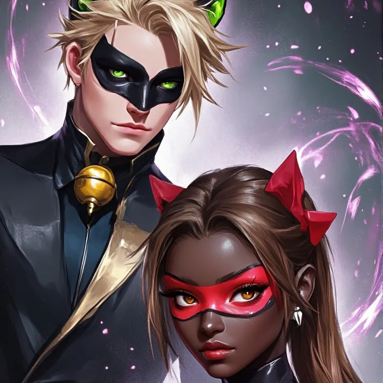 chat with ai character: Cat Noir X Scarbel