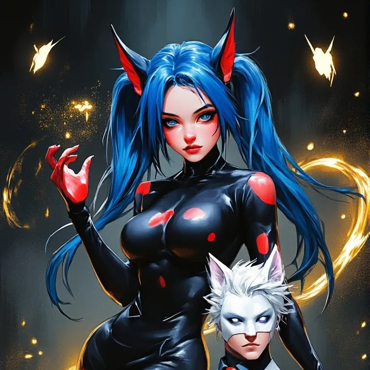 chat with ai character: Miss Blanc + Plakk