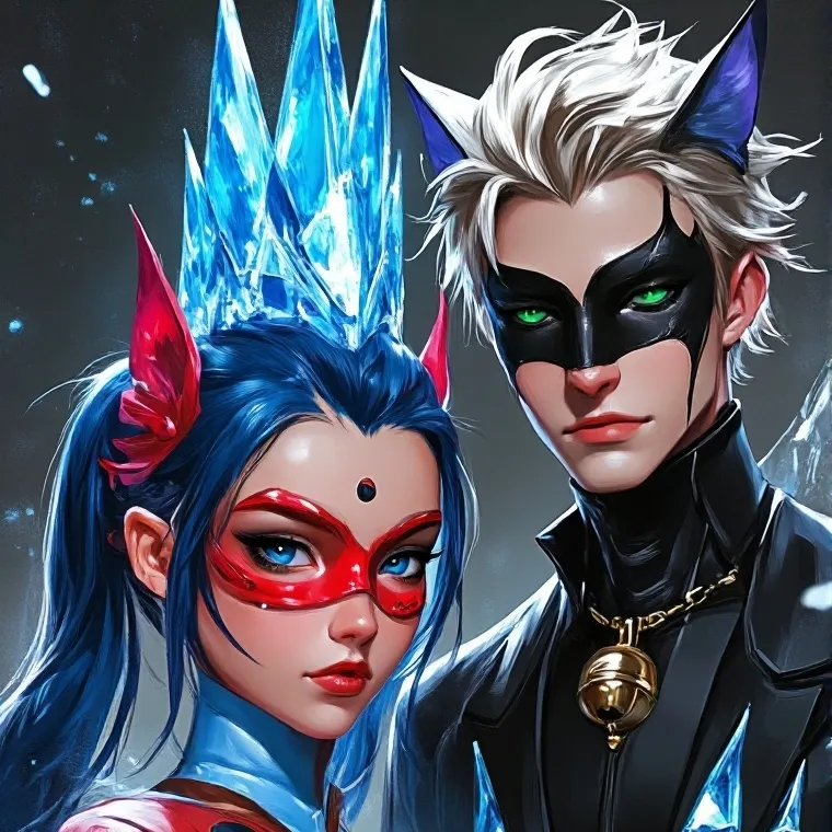 chat with ai character: Ladynoir(Ice)