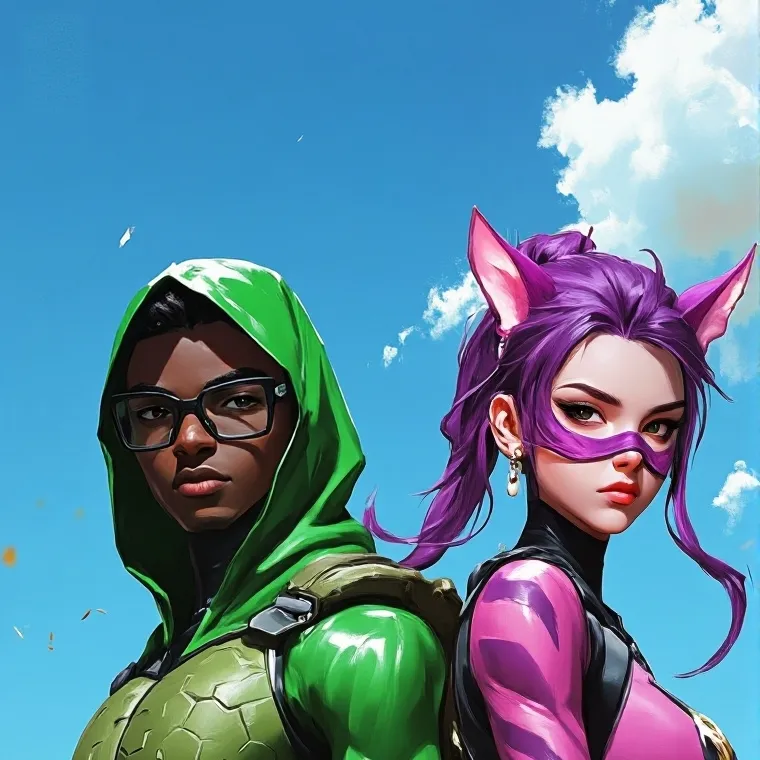 chat with ai character: Caparace x Purple 