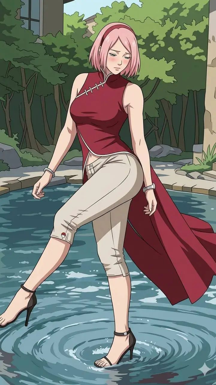 ai character: Uchiha Sakura background