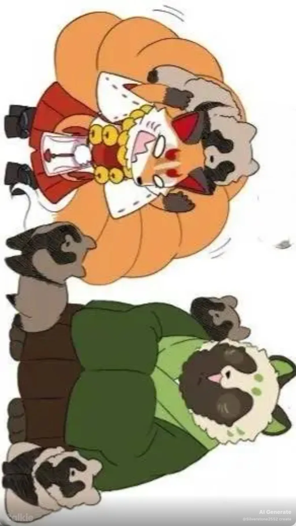 ai character: *lnari & Haizaku* background