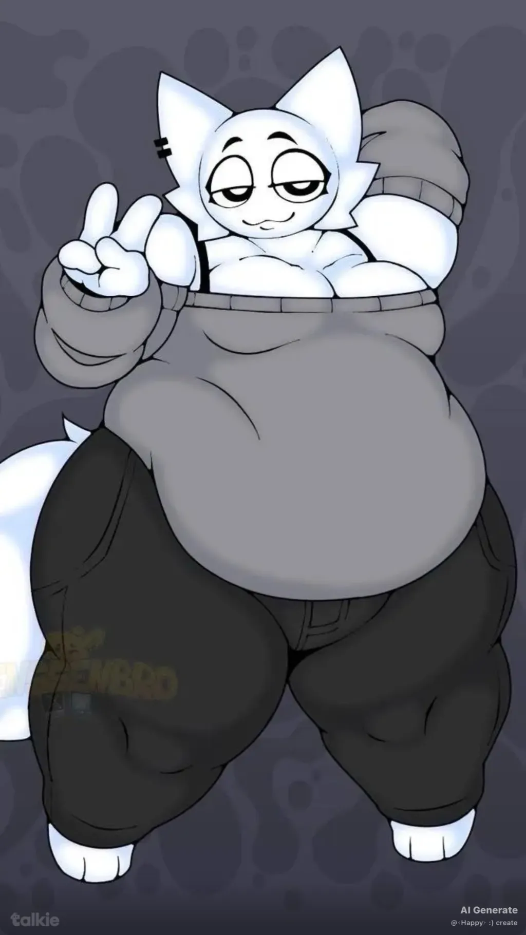 ai character: Fat Wenda  background