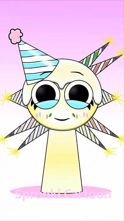 ai character: Funfetti background