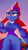 ai character: :💙Azure💙: background
